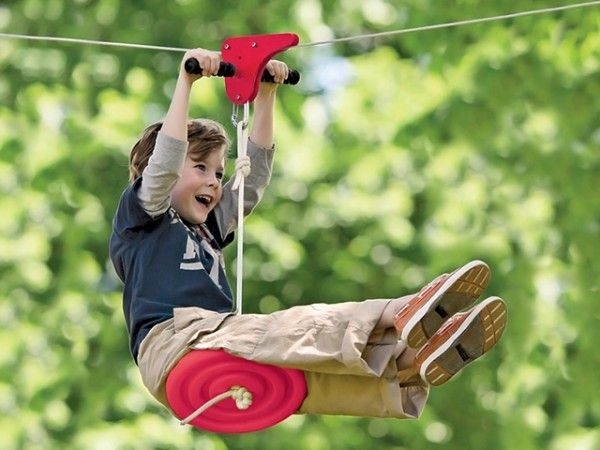 Backyard Zipline is a fun way to outfit your backyard for adventure 