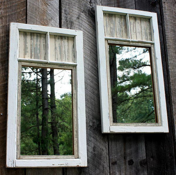 DIY Garden Mirror 