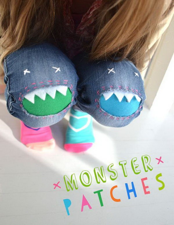 Monster Patches for Jeans 