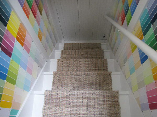 Attic Stairs Wall Decor 
