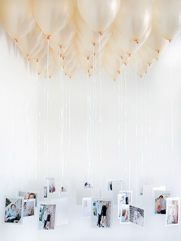 Balloon Photo Chandelier. 