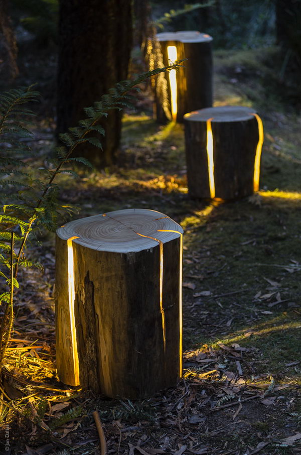 Cracked Log Lamps. See more details 