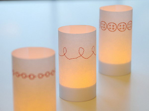 Paper Candle Wraps. Get the instructions 