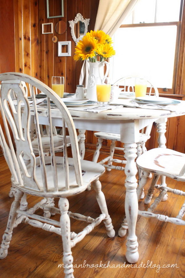 How to Revamp Your Old Kitchen Table Using Chalk Paint 