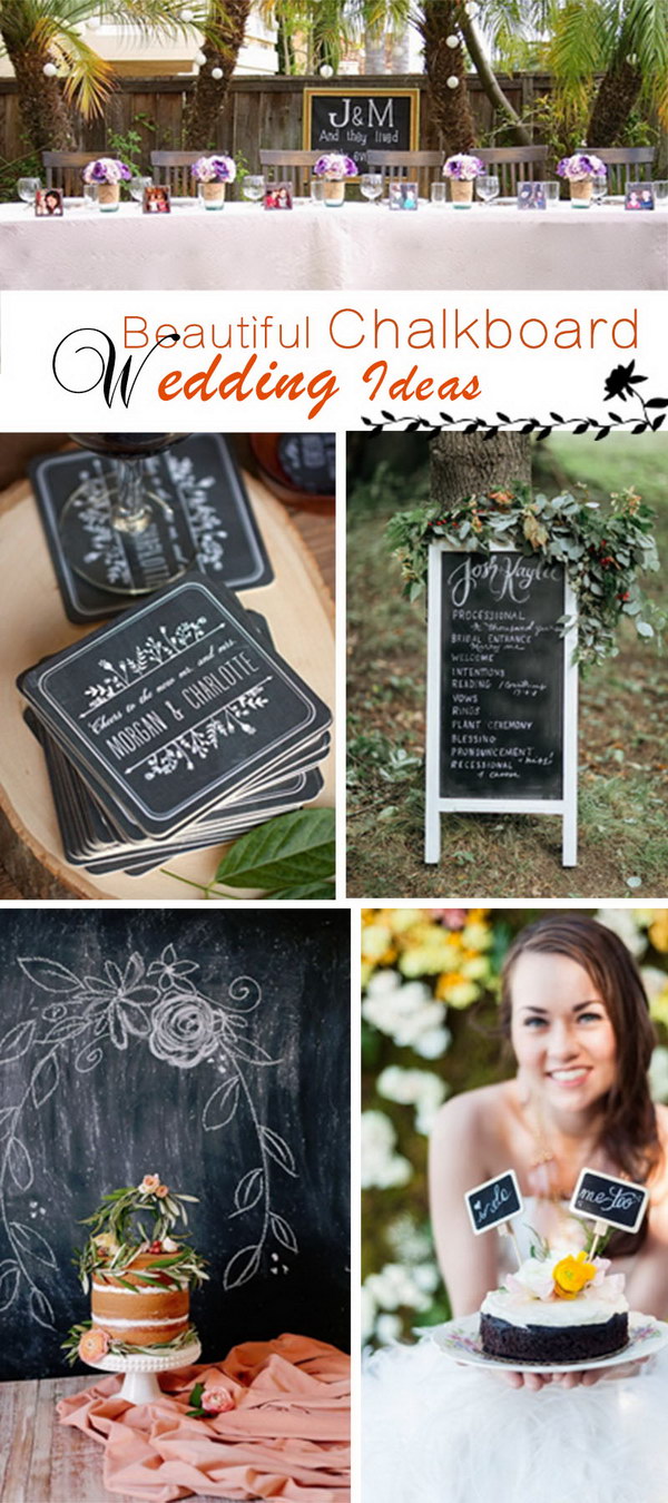 Beautiful Chalkboard Wedding Ideas! 