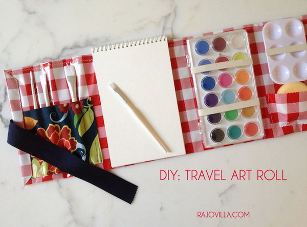 DIY Travel Art Roll 