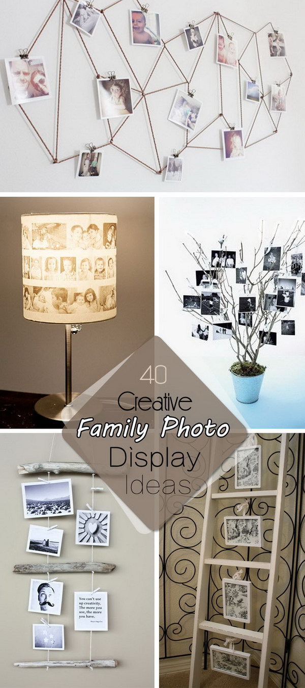 40 Creative Family Photo Display Ideas Noted List