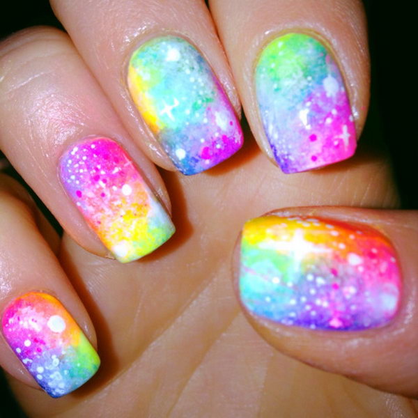 Galaxy Pastel Rainbow Glitter