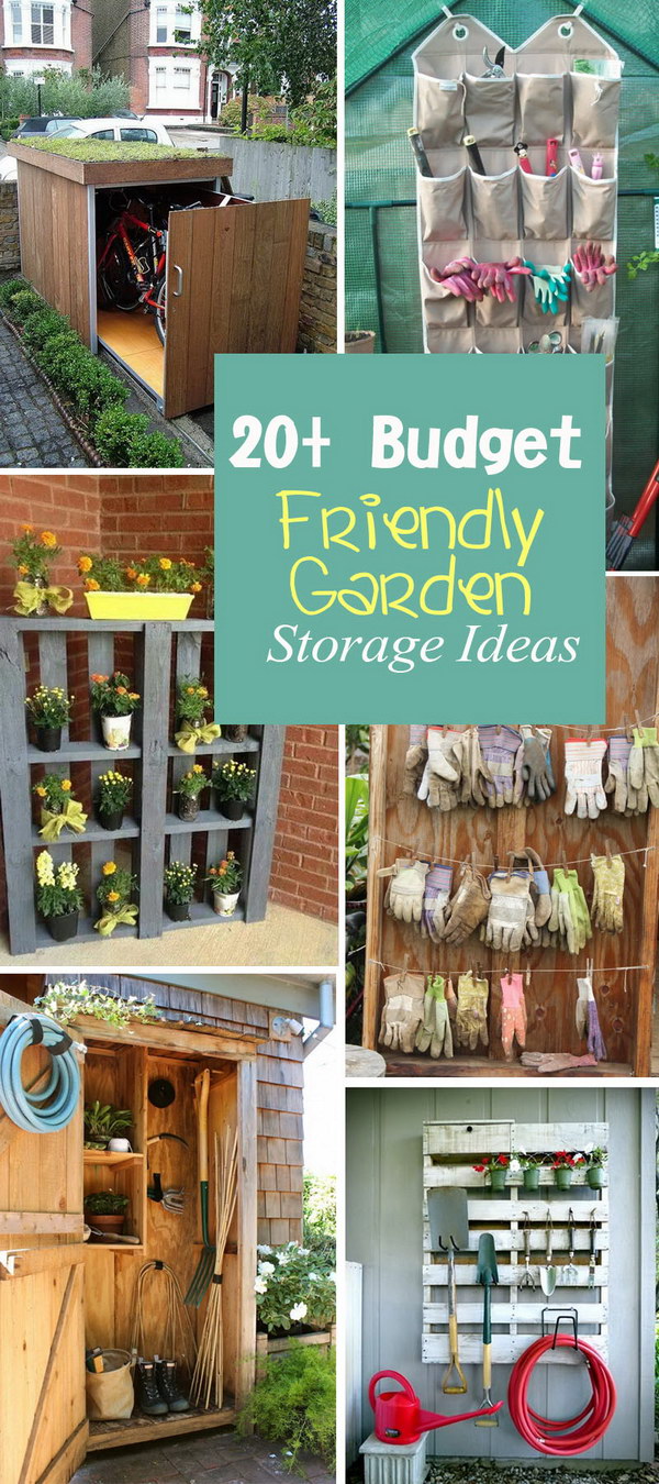 Budget Friendly Garden Storage Ideas! 