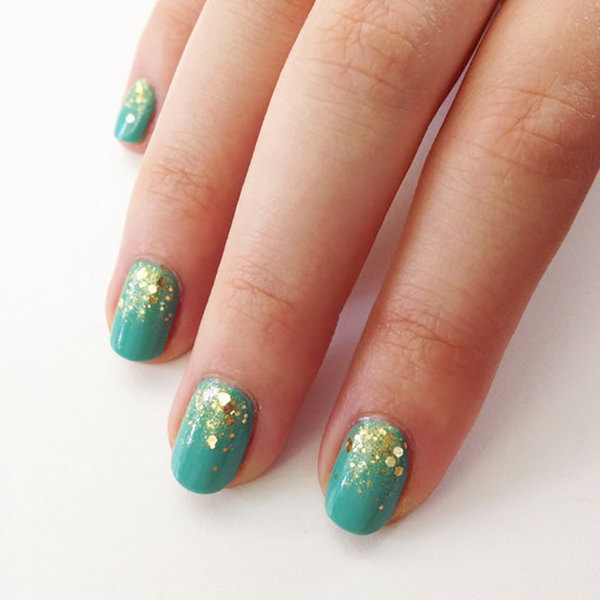 Glitter Gradient Nails. Such beautiful colors, cannot wait to try them! 