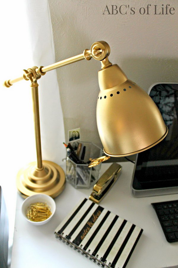 Golden Desk Lamp. See how 