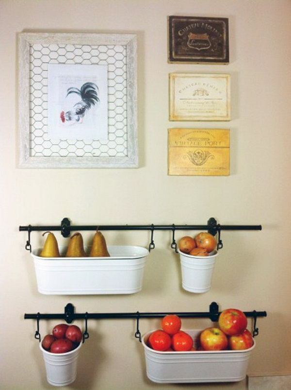 Hanging Storage for the Kitchen. See more 