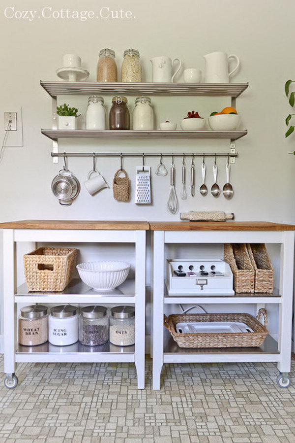 Ikea Kitchen Carts for Counter Space and Storage. See more details 