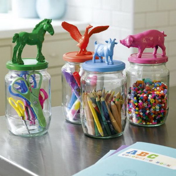 Cute Animal Storage Jars. 