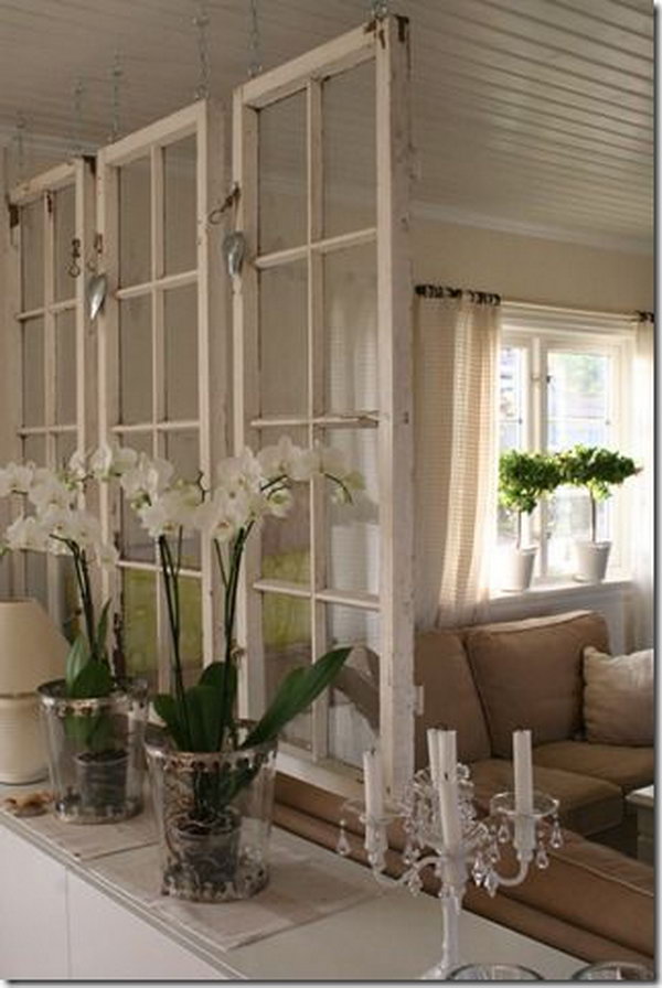 20+ DIY Old Window Decoration Ideas - Noted List