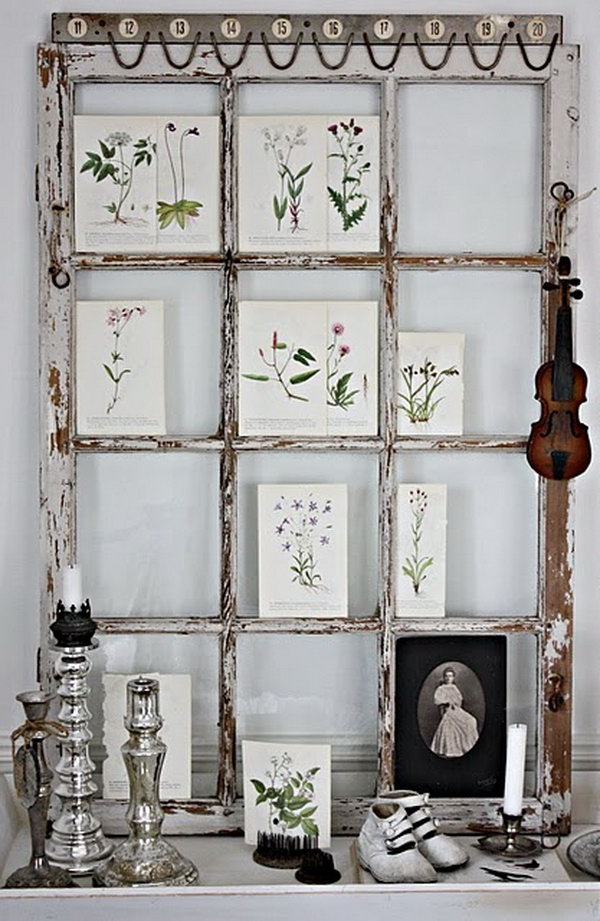 20+ DIY Old Window Decoration Ideas Noted List