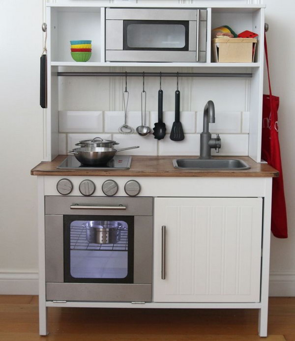 IKEA Hacks for Play Kitchen. See more 