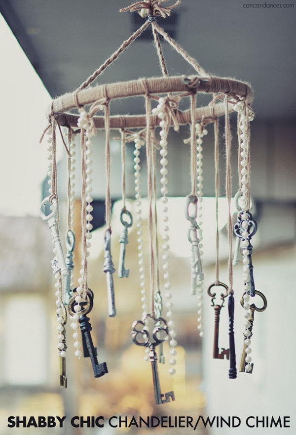 Shabby Chic Chandelier. Get the full direction 