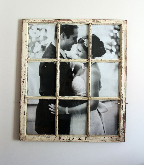 Old Window Picture Frame. 
