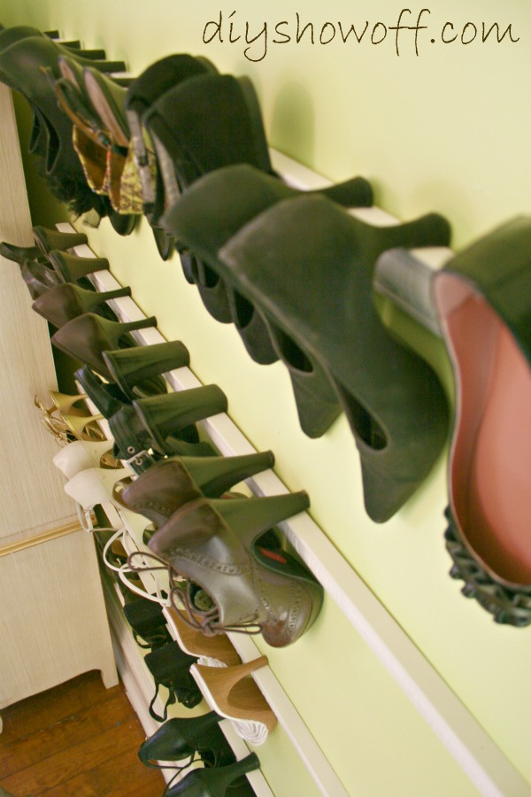 Chic And Stylish Heel Storage Idea. 