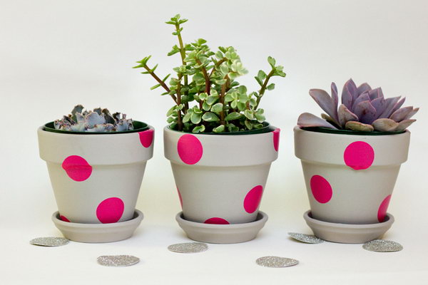 Pink Polka Dots Pots. See more 