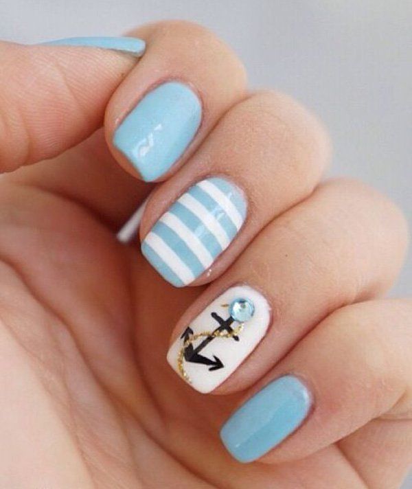 50 Cool Anchor Nail Art Designs 2022