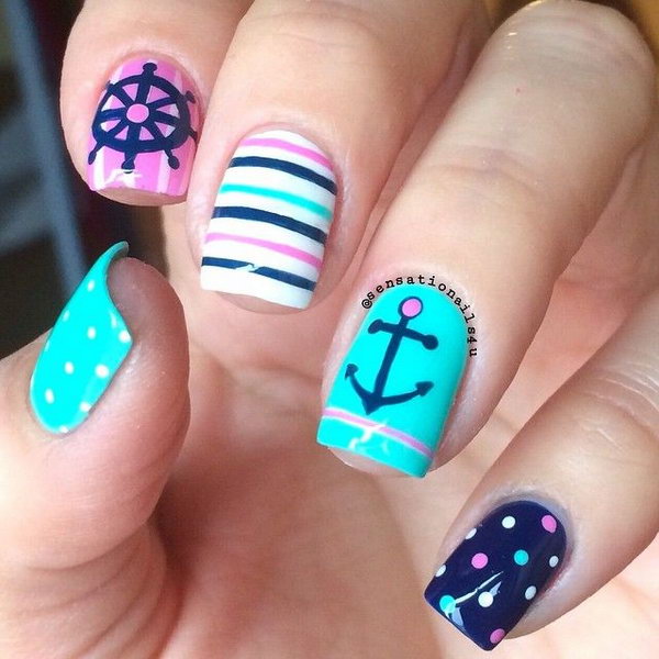 50 Cool Anchor Nail Art Designs 2022