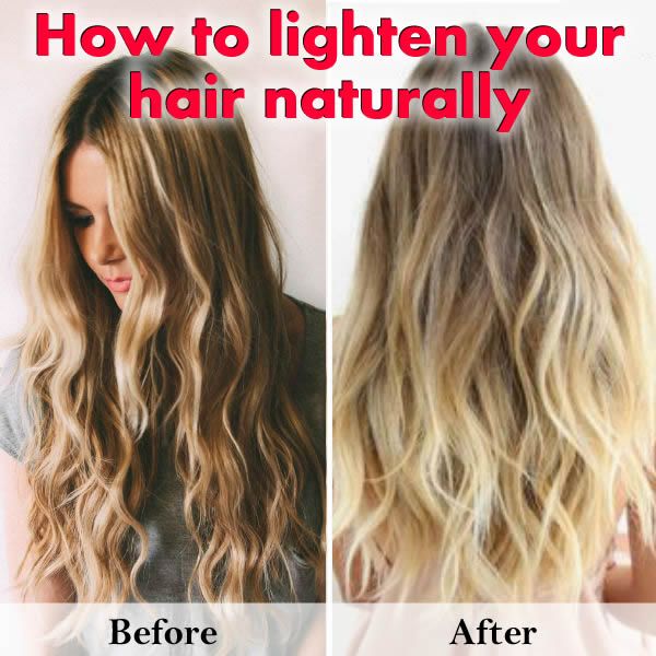 How to Lighten Hair Naturally at Home. 