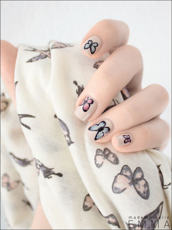 Featured image of post Cute Long Acrylic Nails Butterfly / To show how gorgeous clear acrylic nails can be, we have found 23 ideas that butterflies have inspired many nail designs and butterfly nail art is so popular right now.