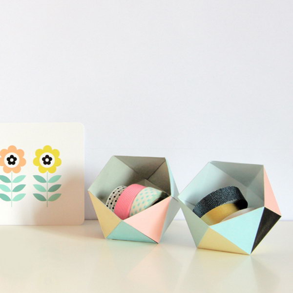 Geo Ball Gift Box. See how to make it 