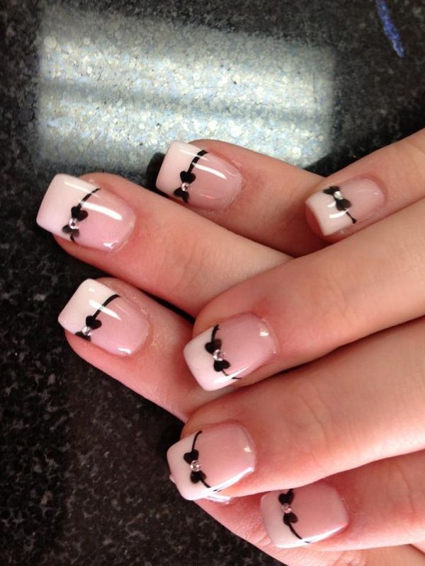 60 Fashionable French Nail Art Designs And Tutorials Noted List 