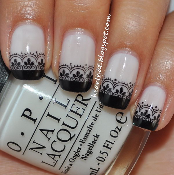 60 Lace Nail Art Designs And Tutorials For You To Get The Fashionable Look Noted List 