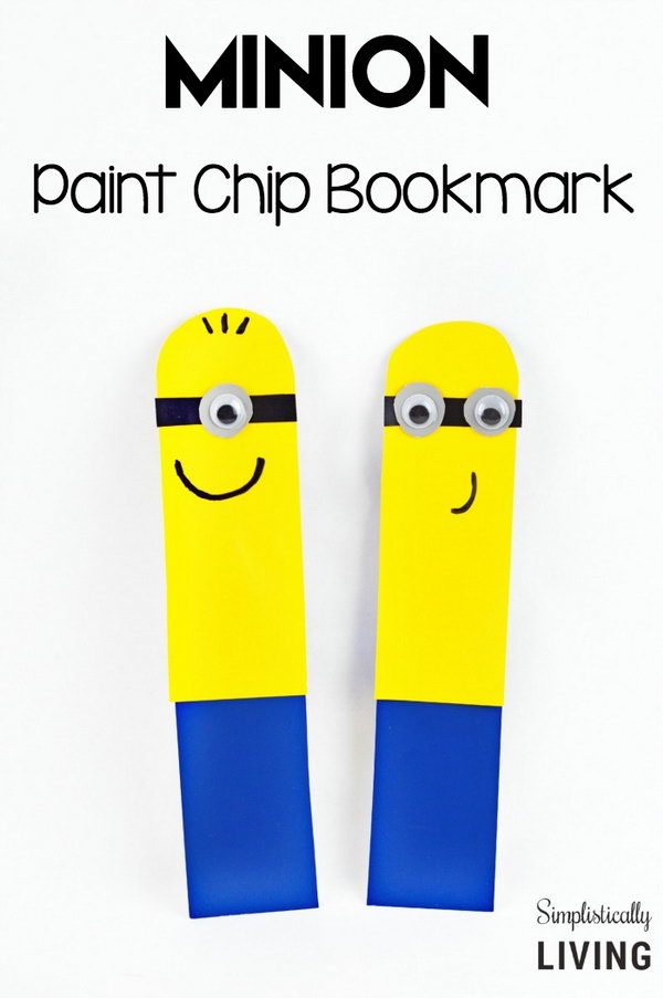 Paint Chip Minions. Check out the tutorial 