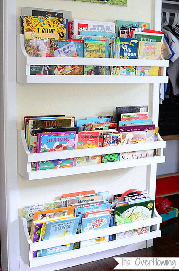 Clever DIY Ideas to Organize Books for Your Kids - Noted List