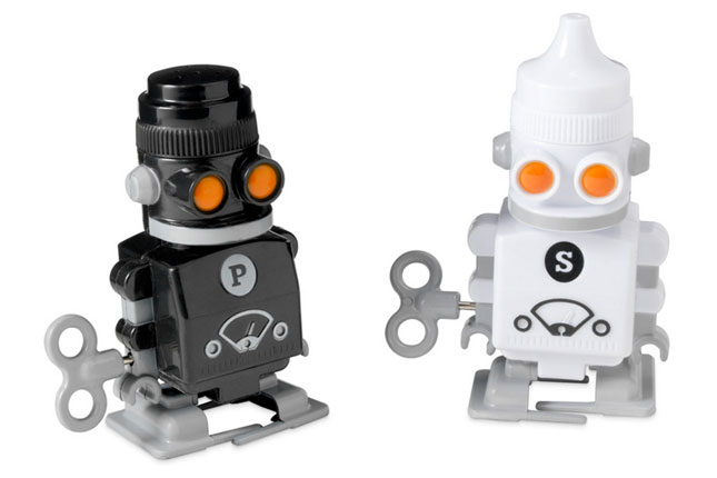Wind Up Salt and Pepper Robots ($20). 