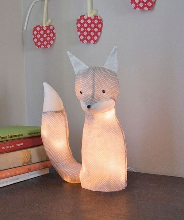 Stuffed Animal with LED Lights.Get the tutorial 