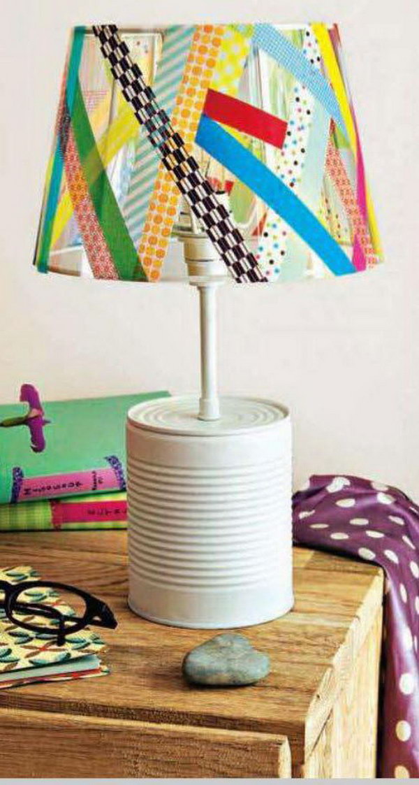 Line the Lampshade. 