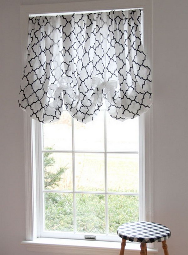 Fitted Sheet Window Shade. See the tutorial 