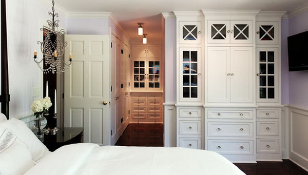 Incorporate Closet and Hall Closet in Room. 