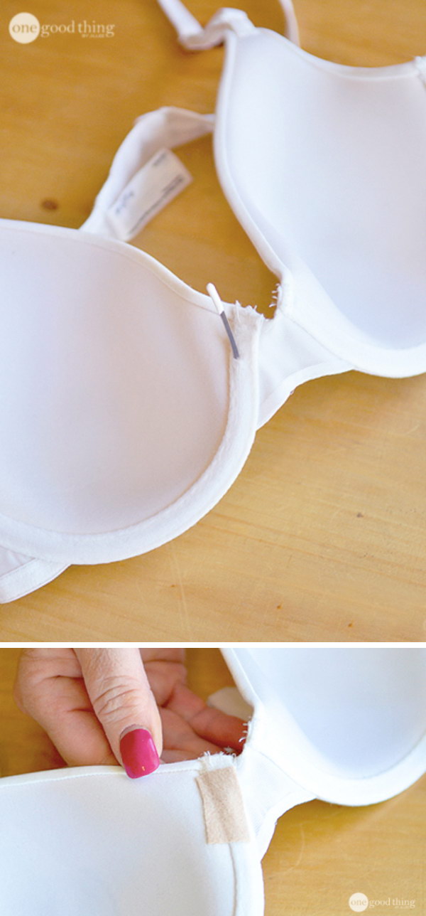 Try this easy and quick way to repair your bra instead of throwing away. 