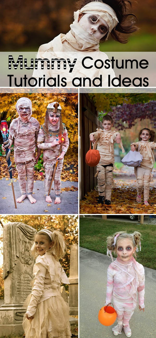 Awesome Mummy Costume Tutorials and Ideas! 