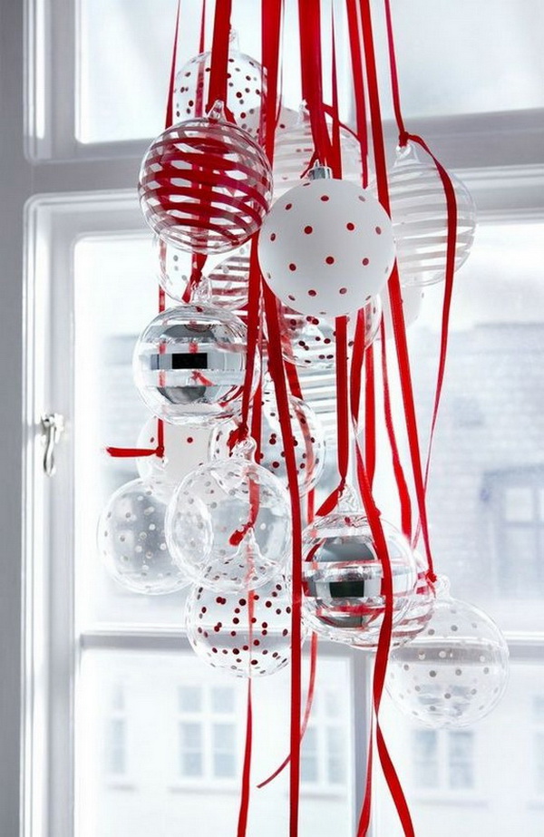 Hang Ornaments for Christmas Window Decorations 