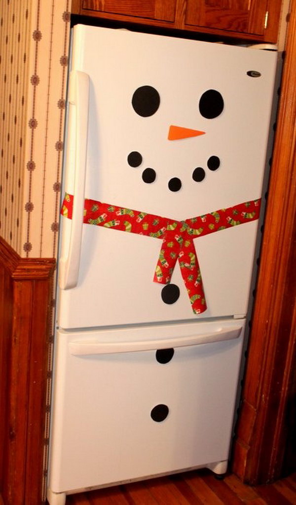 Snowman Fridge Christmas Decoration 