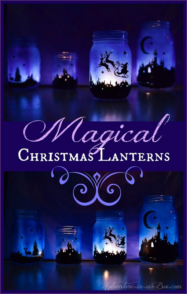 DIY Magical Christmas Lanterns 