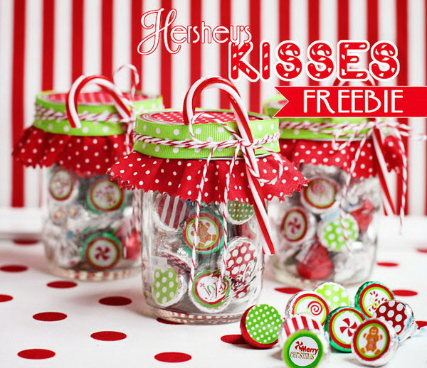 Christmas Hershey's Kiss Gift Idea. 