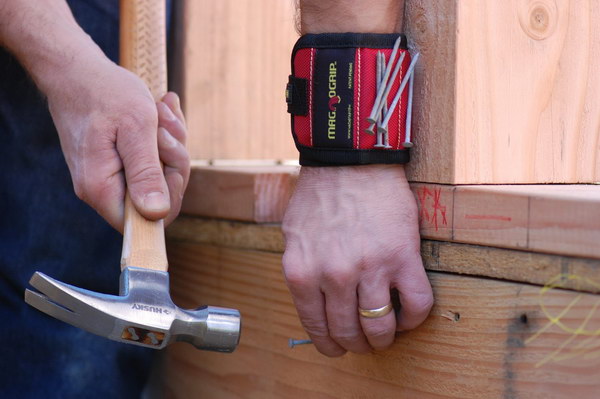 Magnetic Wristband. This is a cool gift for men if they love DIY projects. It makes life easier, a job go faster and makes work more comfortable. 