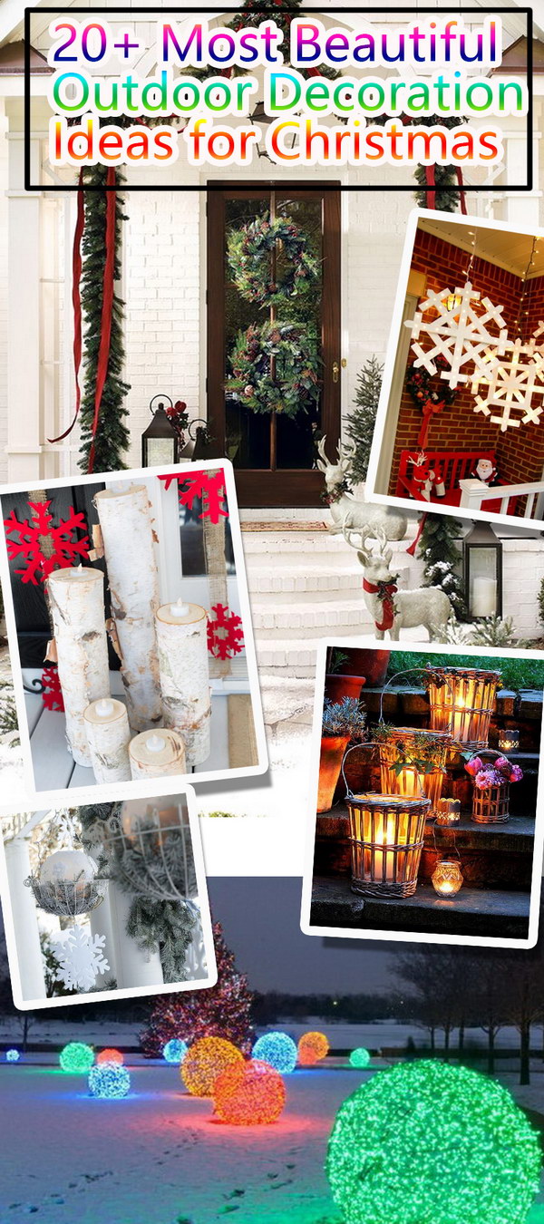 Most Beautiful Outdoor Decoration Ideas for Christmas! 