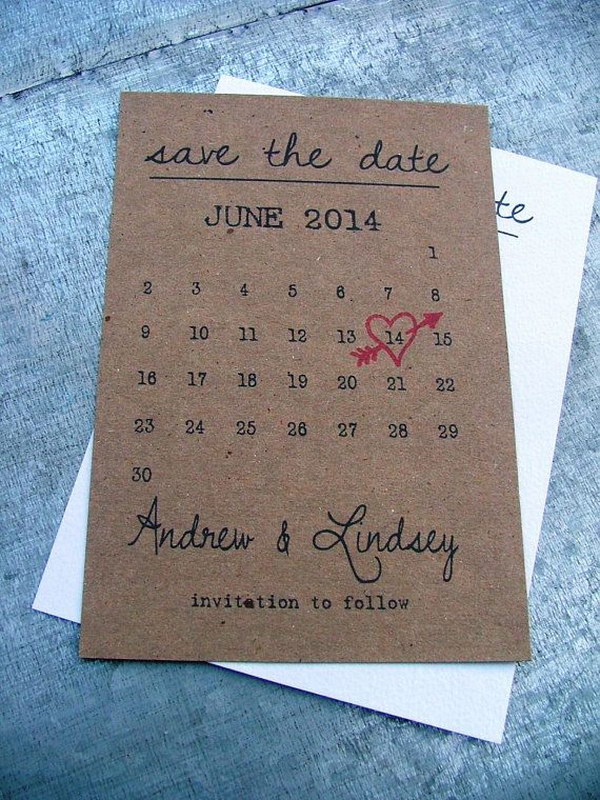 Printable Save the Date Cards 