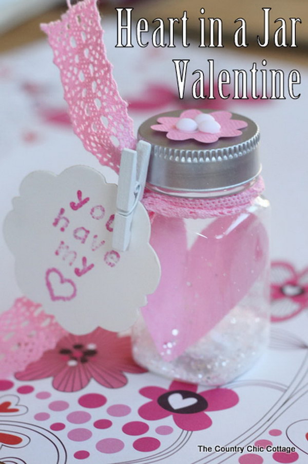 Heart in a Jar Valentine 