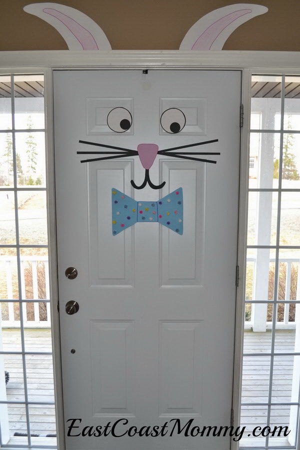 Easter Bunny Door Decoration. 